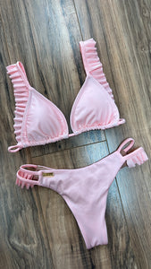 Baby pink ruffle