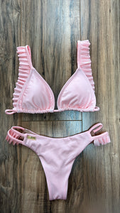 Baby pink ruffle