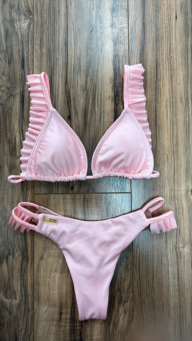 Baby pink ruffle