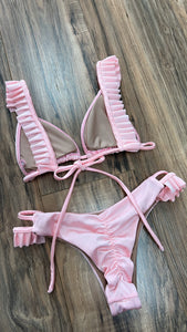 Baby pink ruffle